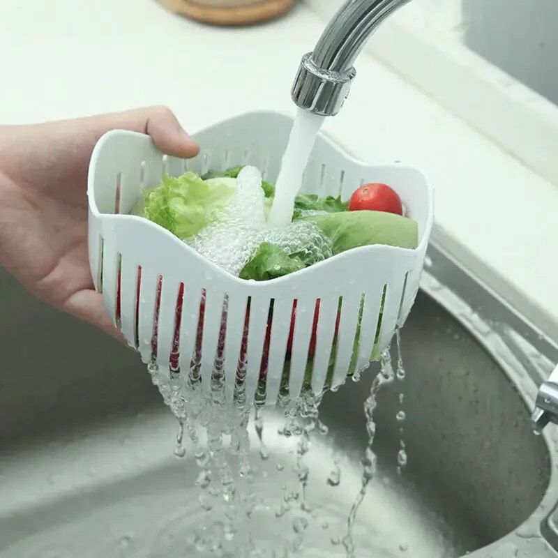 Quick Multi functional Fruit &amp; Salad Maker | Wash and Cut in Minutes - WOWGOOD